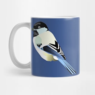 Fun little chickadee bird with 4 stylized options Mug